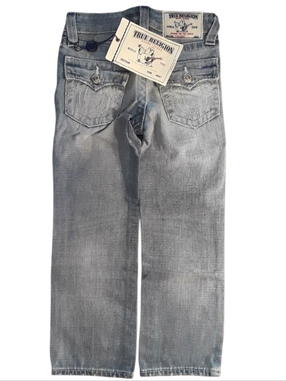 🆕️True Religion Brand Straight Jeans. Girl's Size: Waist 05x19 Inseam.